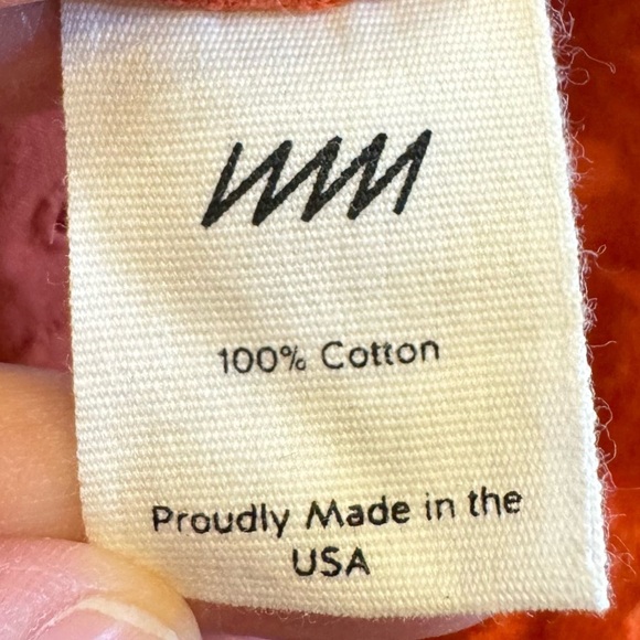 2 Piece Anthropologie Where Mountains Meet Eyelet Embroidered Orange Pants Top - Picture 14 of 16